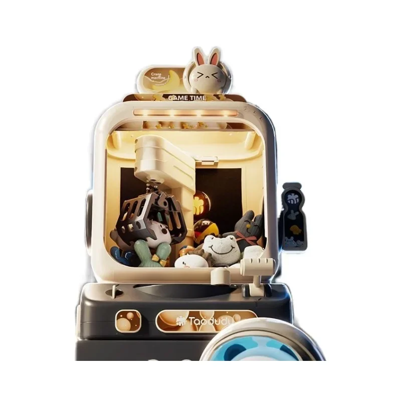 New Children's Toys Claw Machine Medium Size DIY Doll Maker Coin Operated Small Household Gaming Devices Dual Power Supply Mode 4