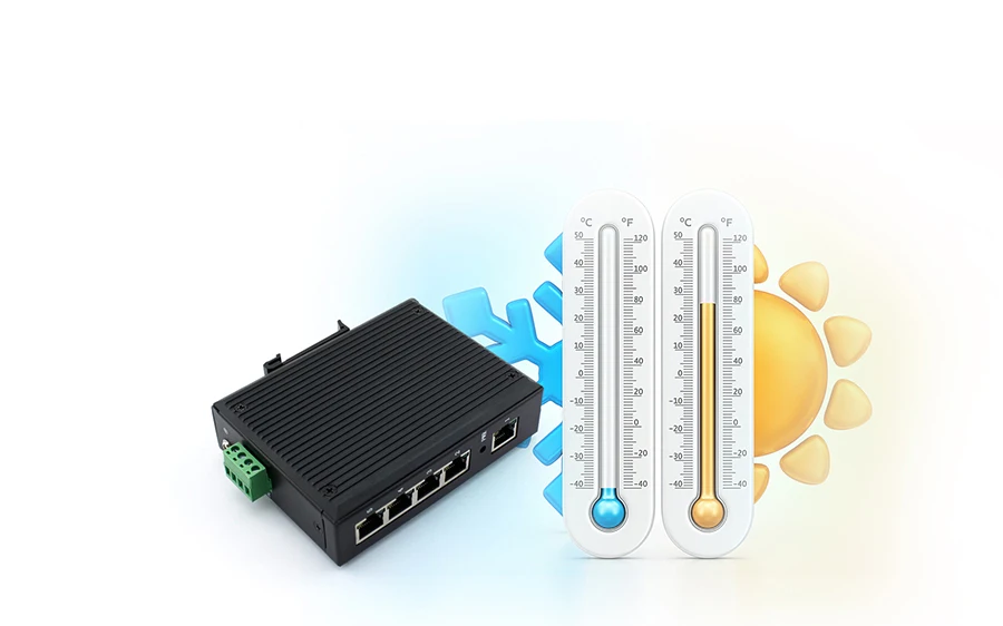 industrial design of ethernet switch USR-SDR050-L
