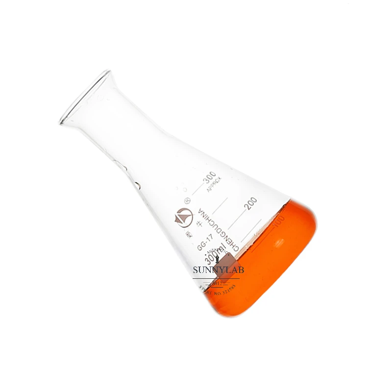 50ml to 2000ml Glass Erlenmeyer Flask Triangle/conical Flask bottle with trumpet Mouth 1Pcs/Lot for lab experiments lab glass supplies lab volumetric flask