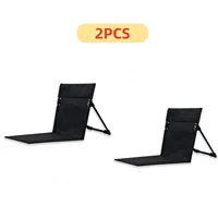 Foldable Camping Chair Outdoor Garden Park Single Lazy Chair Backrest Cushion Picnic Camping Folding Back Chair Beach Chairs - Image 23