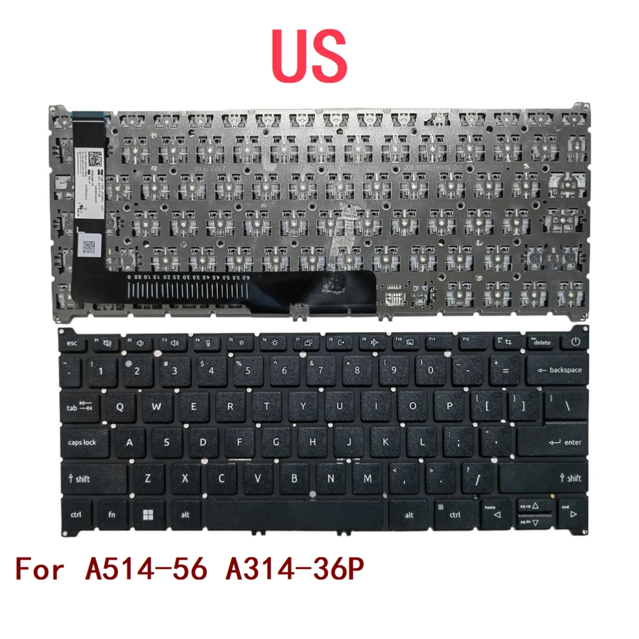 

Новая US клавиатура для ноутбука Acer A514-56 A314-36P, замена ноутбука