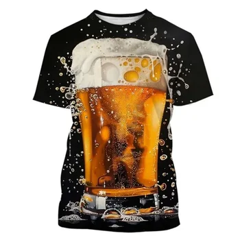 Fashion Men's T-Shirt 3D Beer Print Short Sleeve T-Shirts Summer Man Designer Clothes O-Neck Short Sleeve Tee Tops Man T Shirts 1 Fashion Men's T-Shirt 3D Beer Print Short Sleeve T-Shirts Summer Man Designer Clothes O-Neck Short Sleeve Tee Tops Man T Shirts 1