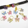 5Pcs/Pack Butterfly Pendant African Hair Braid Dread Dreadlock beads Rings French Twist Hair Accessories Hair Braiding Tool 1