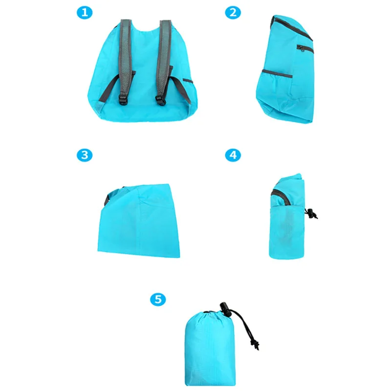 Lightweight Foldable Backpack Ultralight Waterproof Outdoor Travel Backpack Men's and Women's Sports