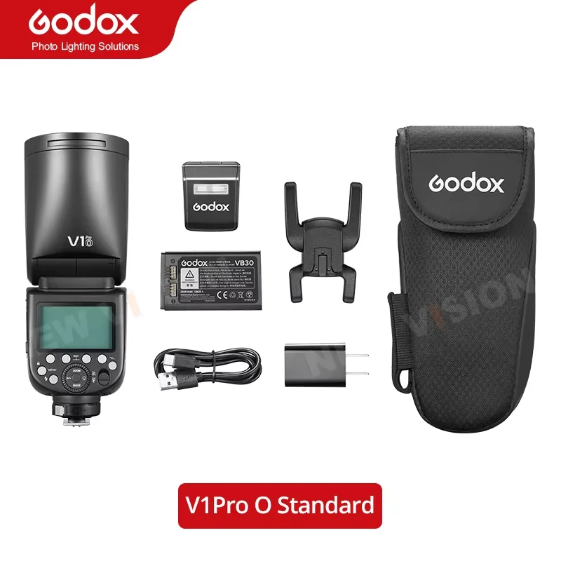 Godox V1 PRO V1PRO TTLリチウムイオンワイヤレス伝送ラウンドヘッドカメラフラッシュスピードライトフラッシュ（キヤノン、ニコン、ソニー、富士フイルム、オリンパス用）