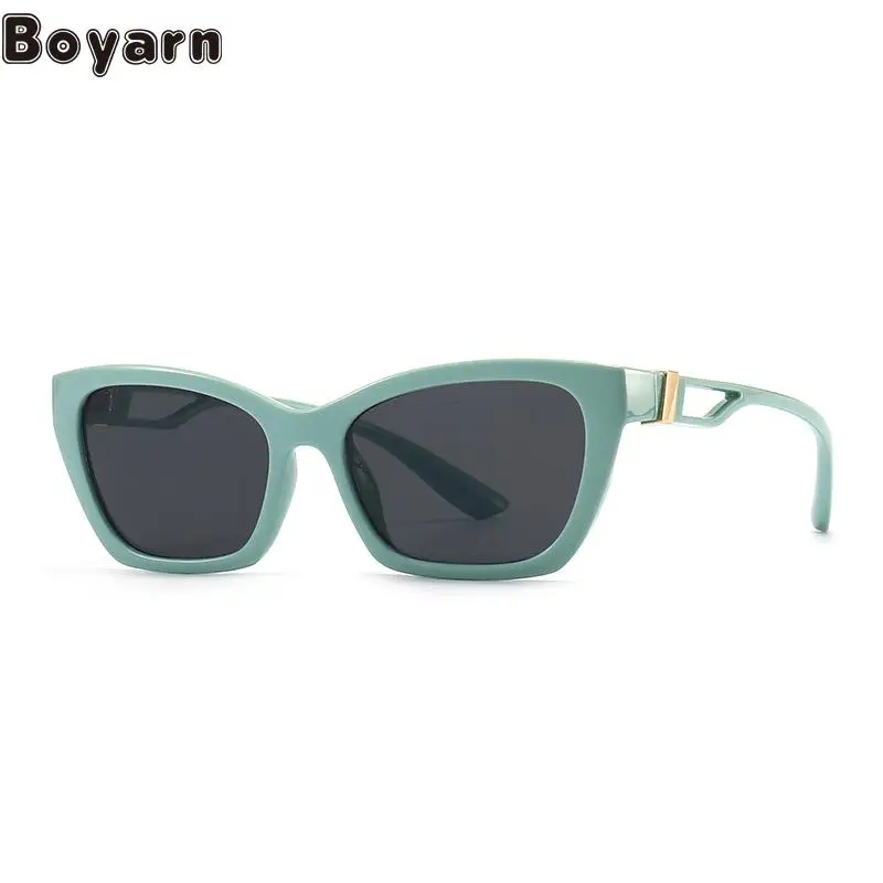 

Boyarn Eyewear Cat Eye Hollow Out Mirror Leg Design Sunglasses Ins Style Modern Charm Fashion Sunglasses Women