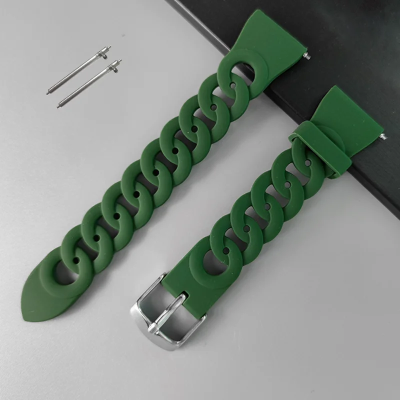 Premium Adjustable Silicone Watch Strap - Universal Fit