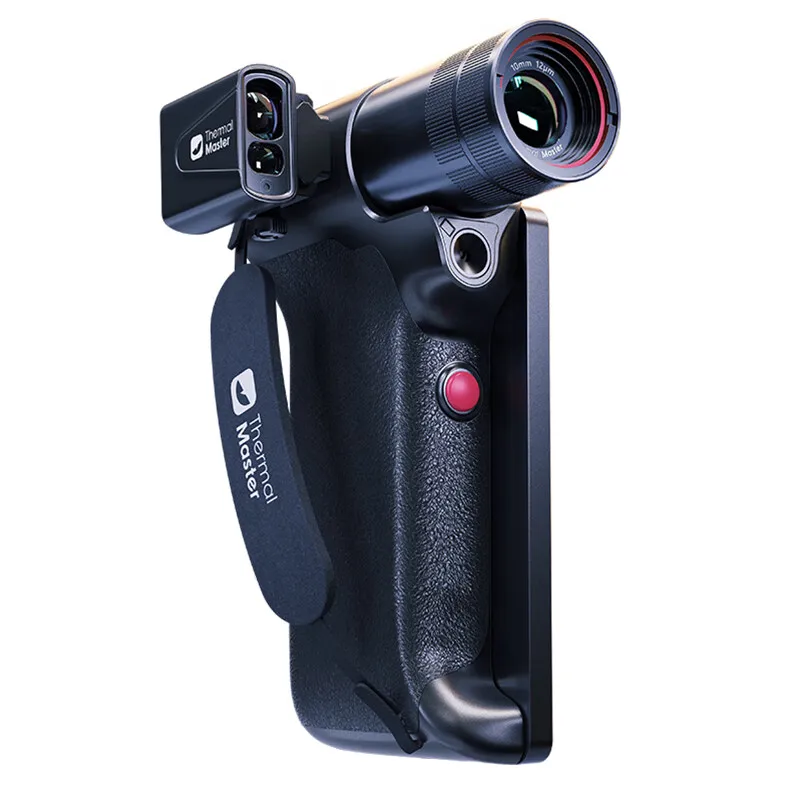 THERMAL MASTER DV2 휴대용 열화상 카메라 512×384 해상도 13mm 렌즈 1000m 감지 범위 5인치 화면 블루투스 와이파이