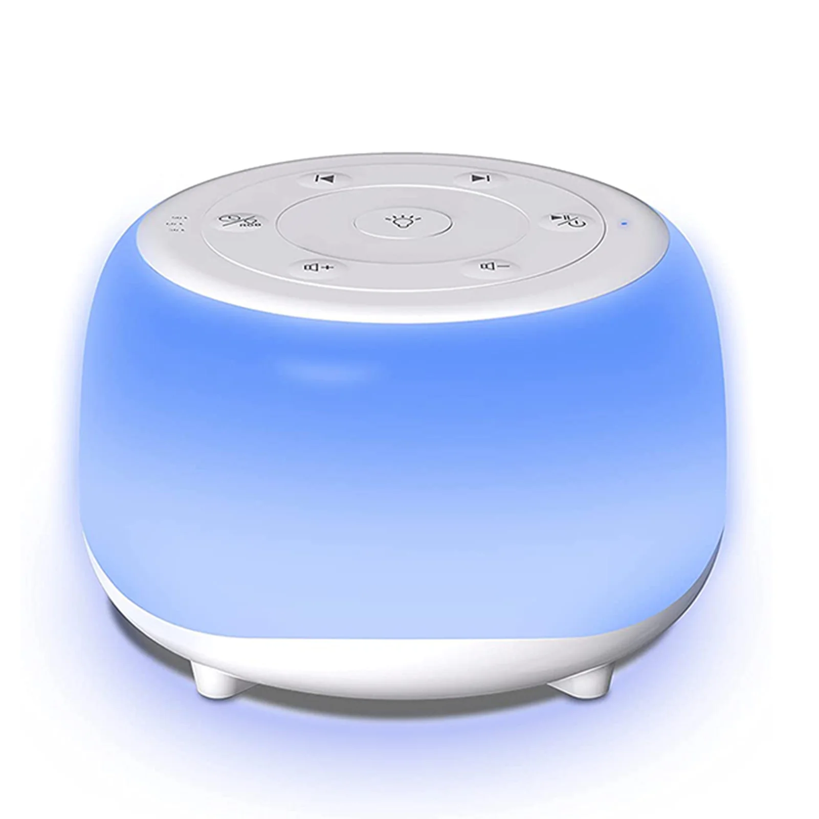 White Noise Machine Sleep Aid Device Desktop White Noise Machine Sleep Sound Machine Baby Sleep Soother 7 Colors 34 Soothing Sounds 32 Levels Adjustable Volume