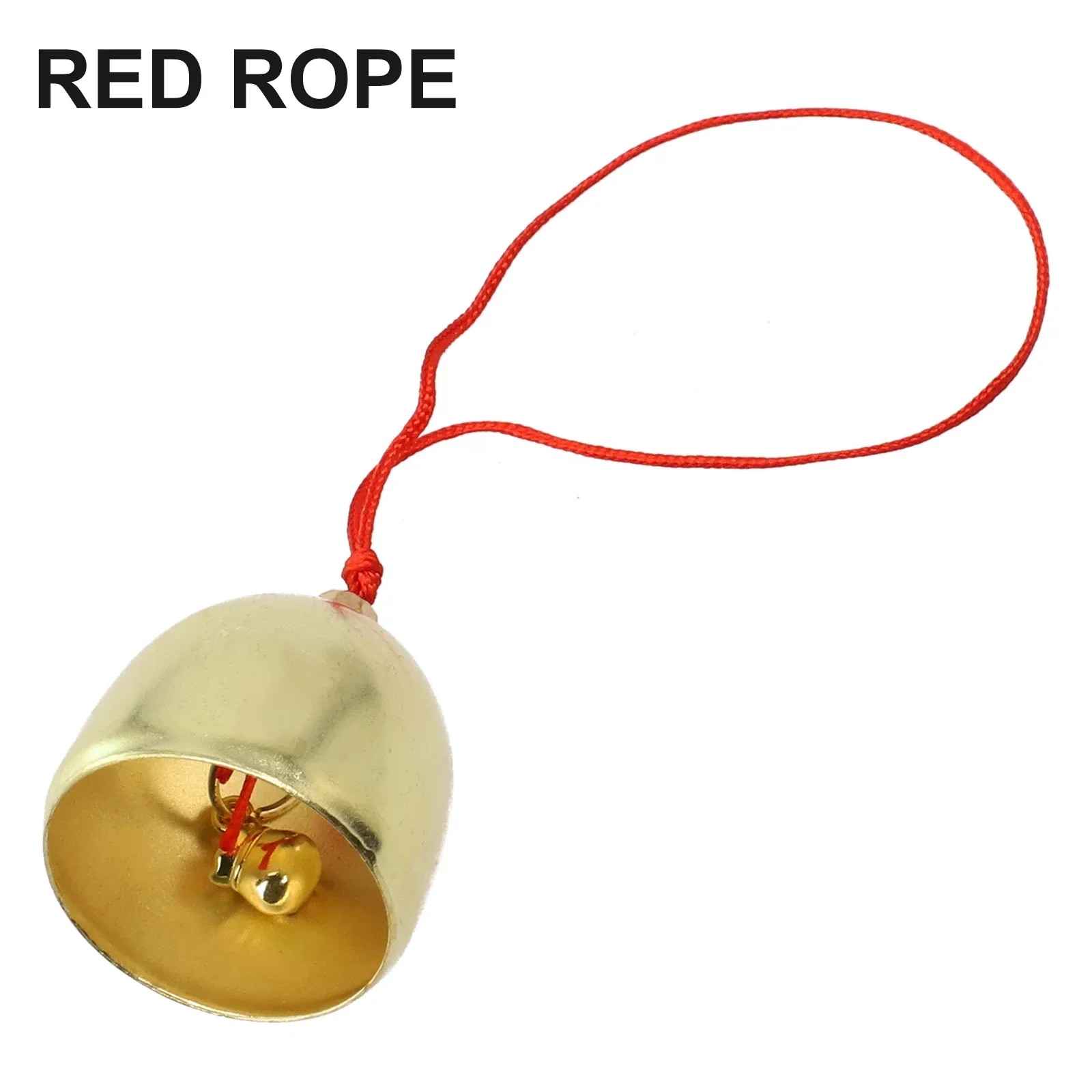 DIY Brass Mini Bell for Wind Chime Door Bell Christmas Decorations Accessories Brass Bell With Bell Hammer Will Ring Metal 6