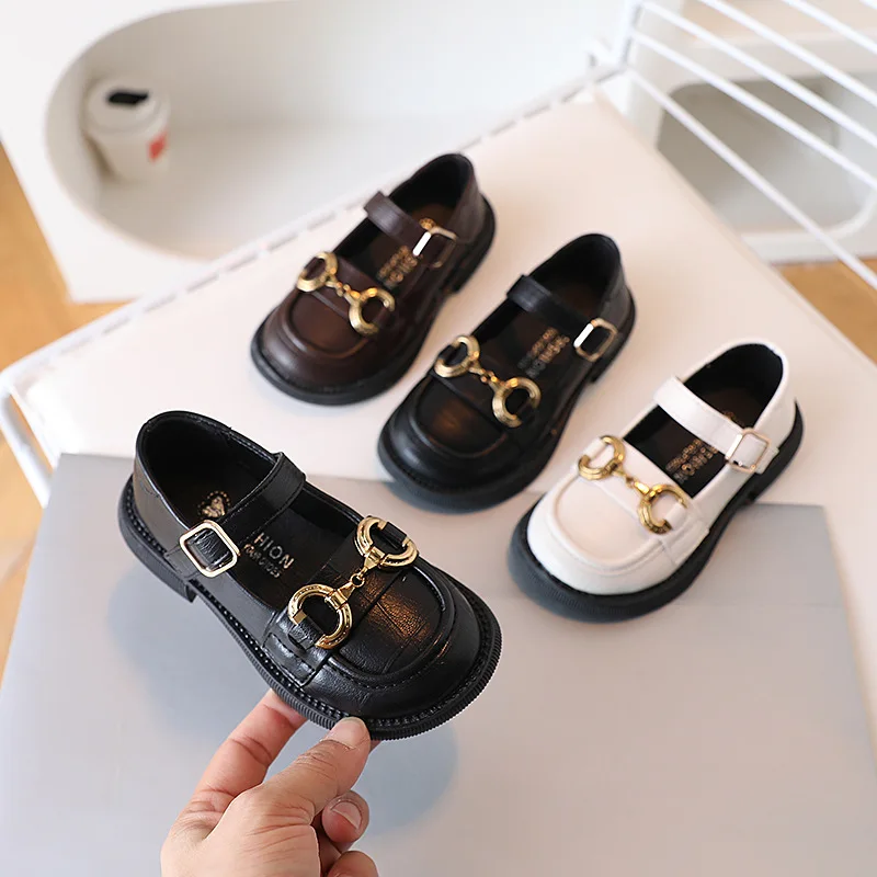 Zapatos Ni&ntilde;a Girl Leather Shoes British Mary Jane Shoes Soft Sole Princess Shoe Sweet Lolita Kid Shoe Dress for Girls