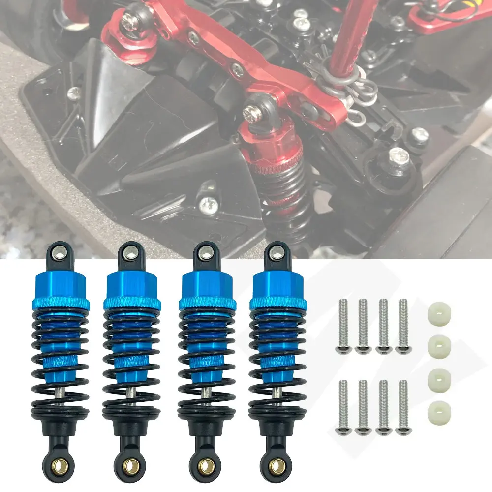 2Pcs/4Pcs Aluminum Alloy Shock Absorbers Damper Set 60mm for Tamiya TT