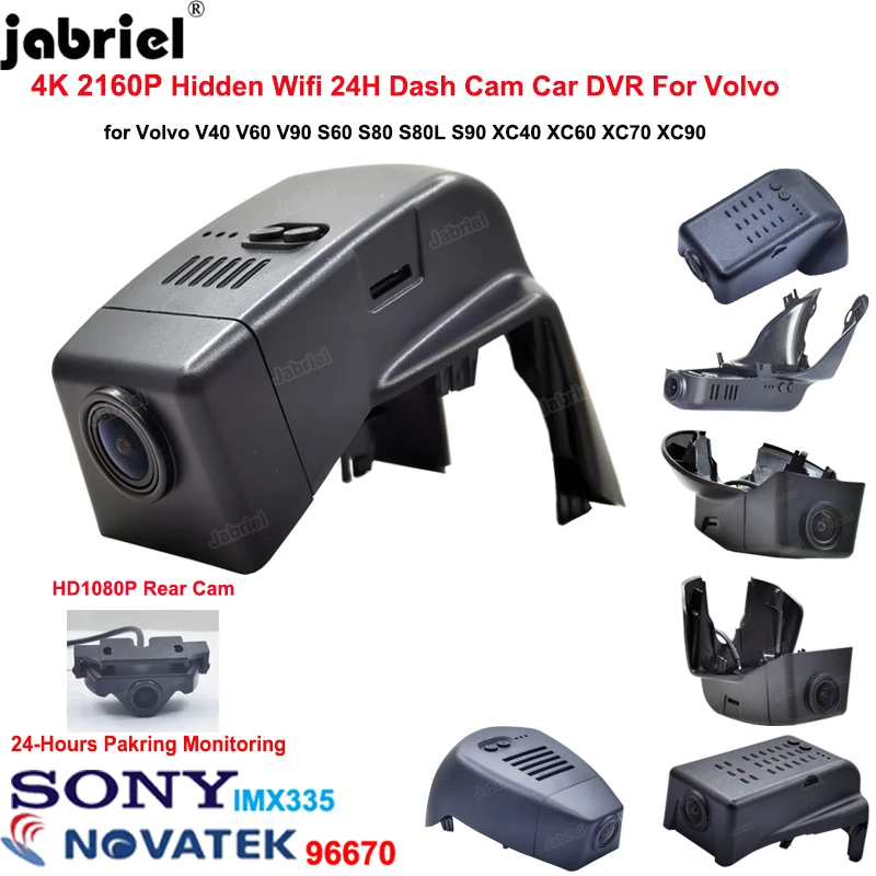 AutoWifi4KCarDVRDashCam2160PVideoRecorderCarCamera24HFor