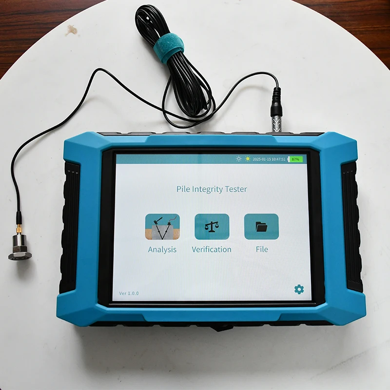 Civil Engineering Nondestructive Testing Equipment Test Pit Foundation Pile Flaw Tester
