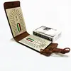 Personalized Card Storage Holster Board Cribbage Board Dozen Games Play Anywhere Premium Leather Sleek Design Pegs Camping Game 2