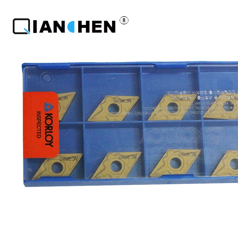 

Original Korea Korloy DNMG150404-HM NC3020 DNMG150404-HM NC3120 DNMG150404-HM PC9030 (10pcs/lot)Internal turning tool Inserts