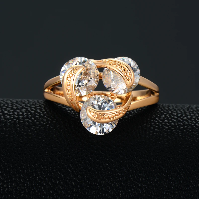 Heart Flower Jesus Cross Flower Ring Silver Gold Plated Stainless Steel Wedding Finger CZ Ring Gift for Women Fashion Vintage