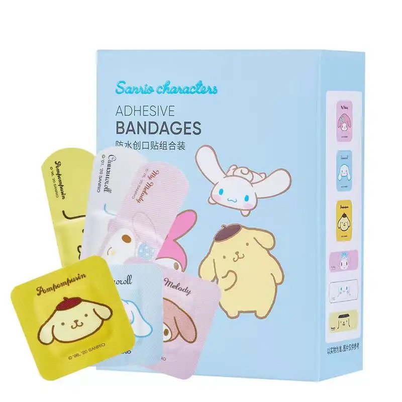Sanrio Dream Classic Band-Aid Waterproof Hello Kitty Jade Dog Band-Aid Comfy 40 штук Симпатичные Аниме Kawaii