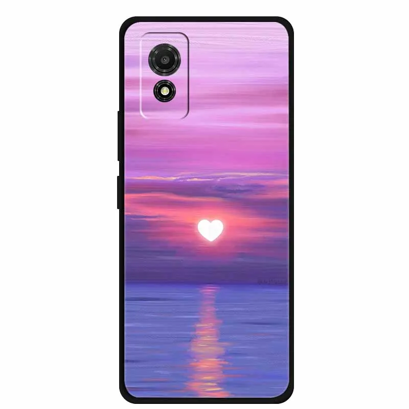 Artistic Cat Silicone Protective Phone Case - Stylish & Durable Bumper Protector