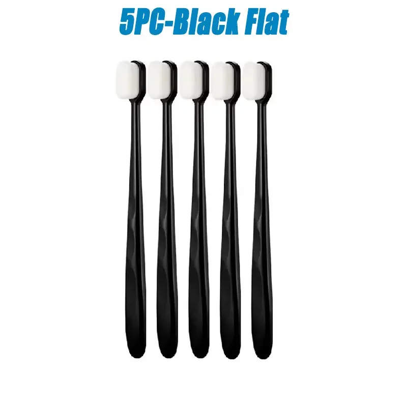 5/10개입 일회용 나노 칫솔, 부드러운 칫솔모로 잇몸 세척 및 보호, 민감한 잇몸 및 초미세 뿌리 모발 관리에 적합