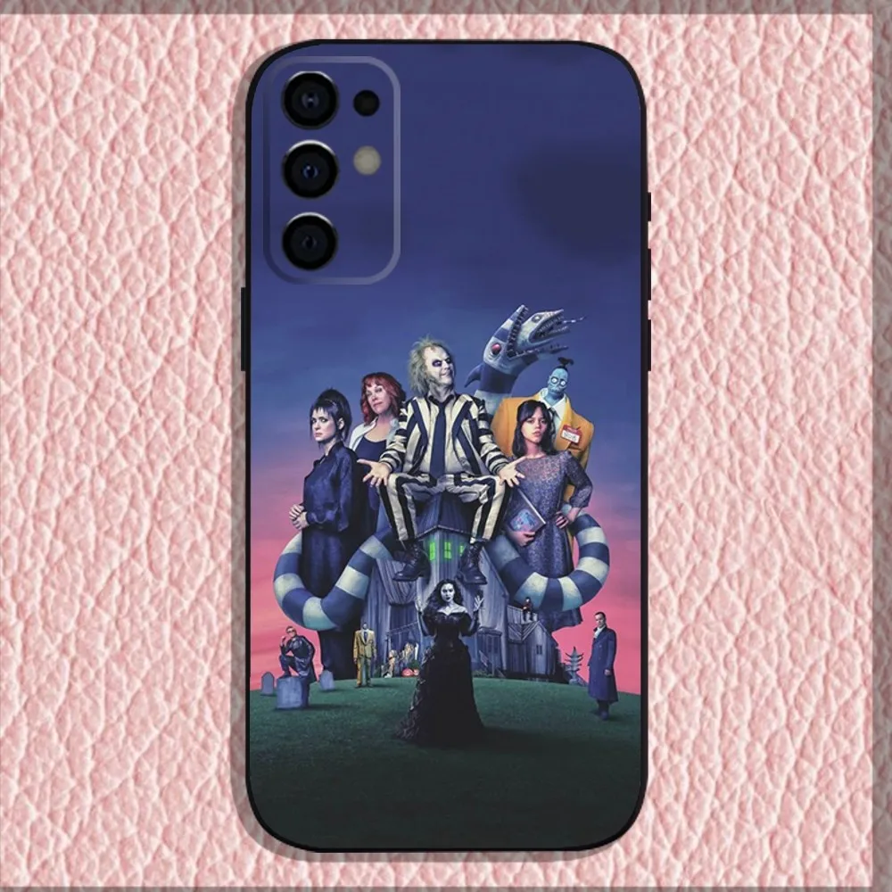 thumbnail image 1 of Funda de teléfono de la película B-BeetlejuiceS 2 para Samsung S24, S21, S22, S23, S30, Ultra, S20, Plus, Fe, Lite, Note, 10, 9, 5G, carcasa blanda negra, 1 of 5