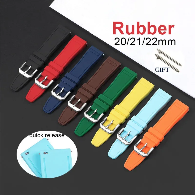 Wholesale Customized Rubber 23 mm Watch Wristband AR0627_K0020405