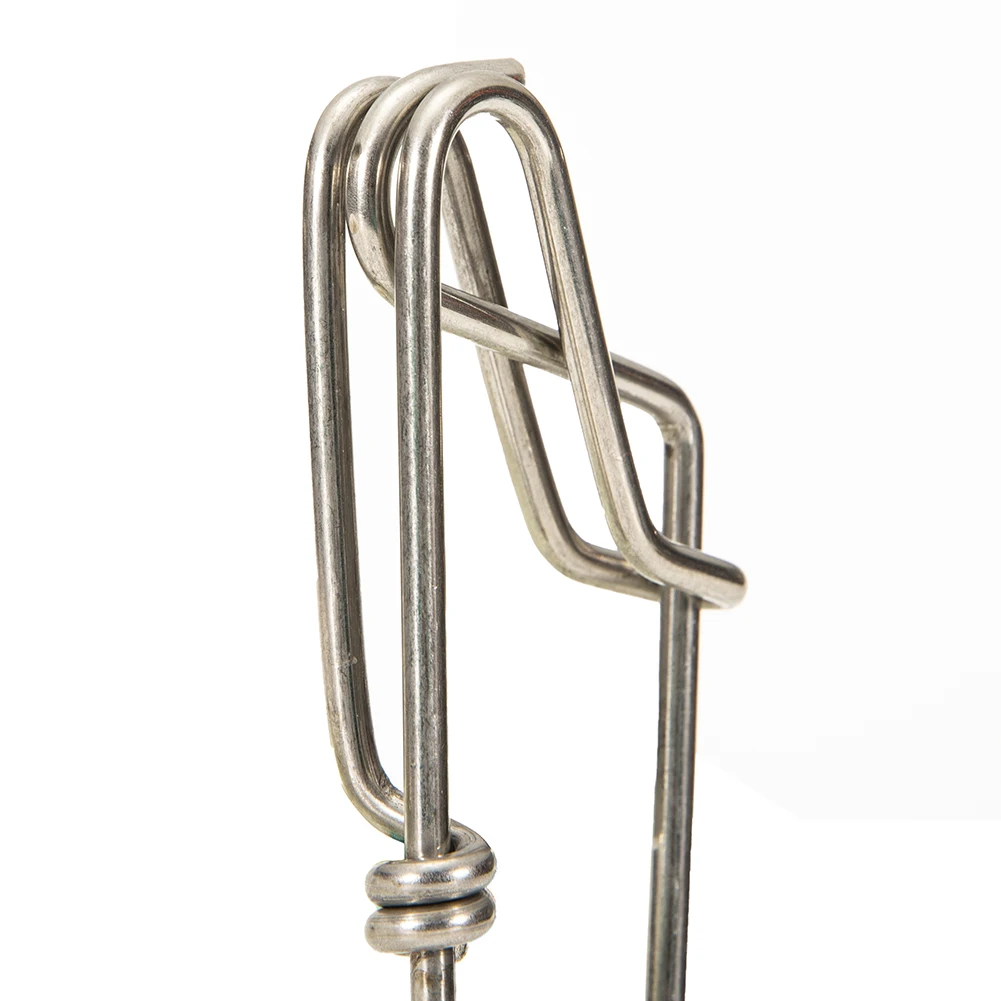 

1Pcs Longline Branch Hanger Snap Swivel Float Line Tuna Clip Stainless Steel Live Bait Trap Lock Clip Fishing Pesca Tackle