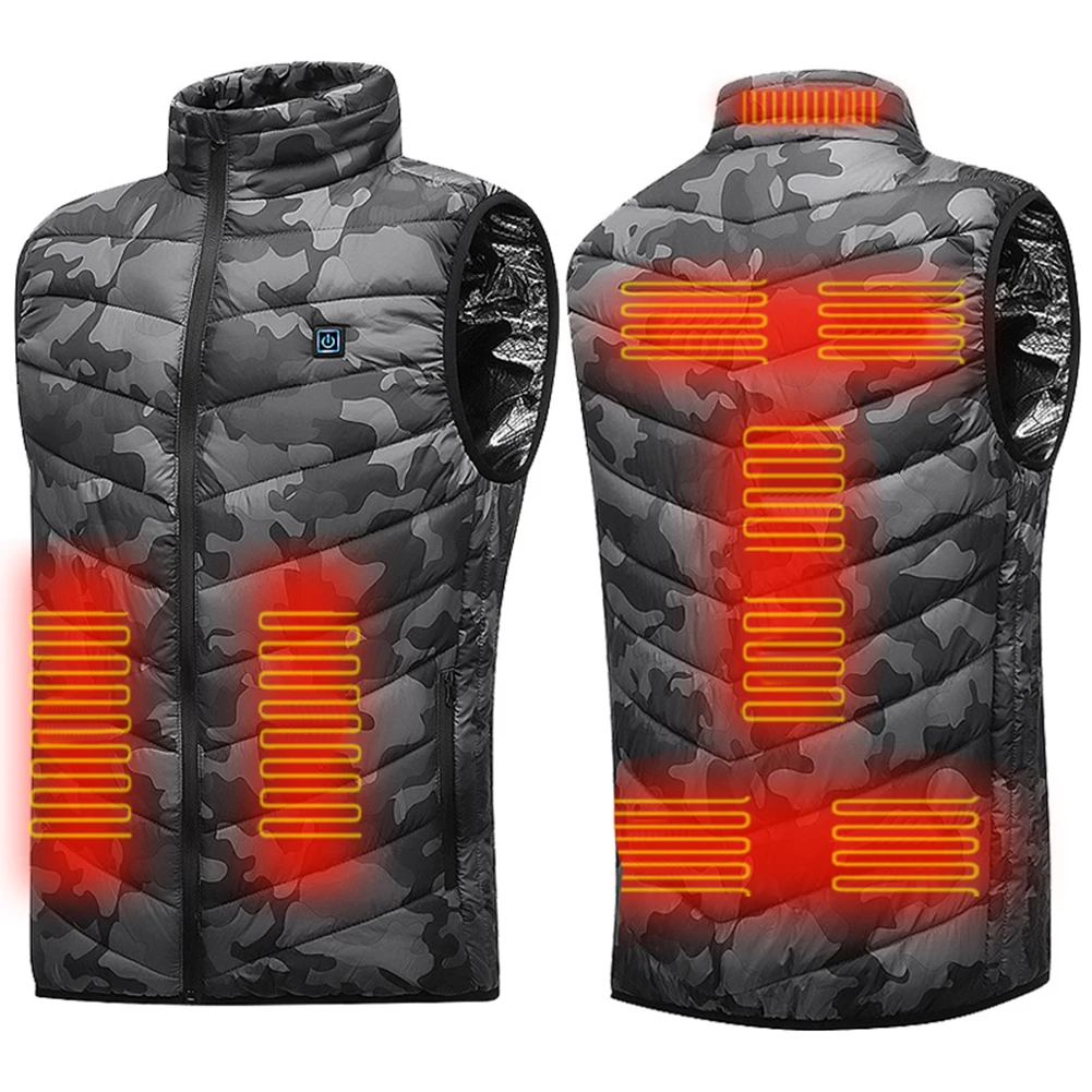 Heated Vest Jacket – Electric Heated Vest With 9 Heating Areas, USB Charging & Waterproof