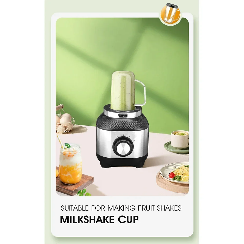 Home Kitchen Small Juicer Multifunctional 6-in-1 Blender for Mixing Food, Milkshakes and Smoothies, Etc 4