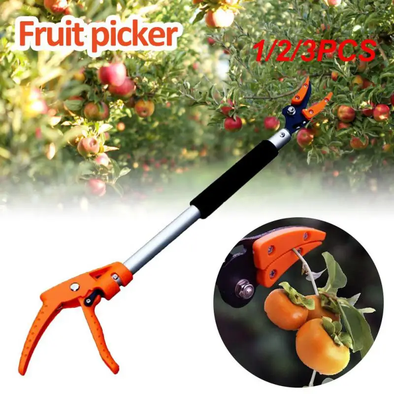 1/2/3PCS Garden Tree Pruning Shears High Branch Pruning Tool Long Reach Handle Fruit Knife Picker Pruner Cocina Garden Tools