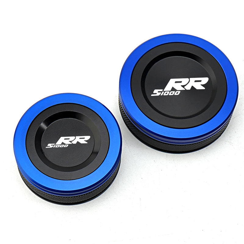 

For BMW S1000RR S 1000RR S1000 RR 2008-2023 2022 2021 2020 Motorcycle Accessories CNC Front & Rear Brake Fluid Reservoir Cover