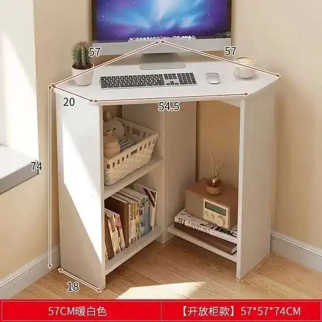 Mesas de computador para casa, móveis de escritório, pequeno apartamento, triângulo, mesa de estudo, canto, jogos, casa, quarto, escrivaninhas