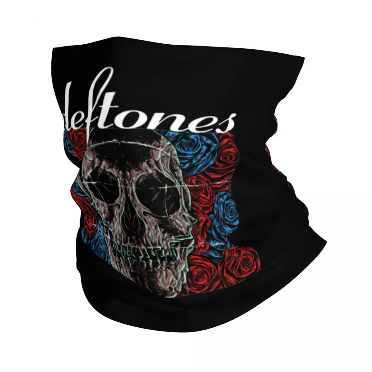 

Horror Deftones Skull Bandana Neck Gaiter Printed Gothic Mask Scarf Warm Headband Cycling Unisex Adult Windproof