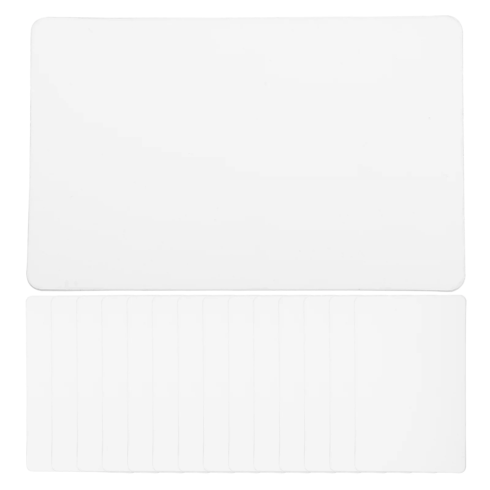 100 Pcs Business Card Greeting Dual-side Tags Drawing Prop Blank Ornament Cards Clothing