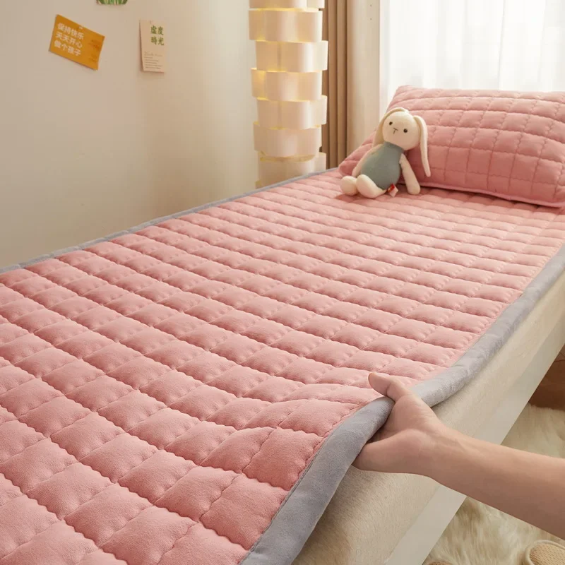 Winter Flannel Mattress Topper Protection Pad