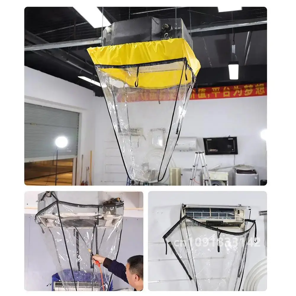 Description Picture 5 of itemAir Conditioning Washing Cover Air Conditioner Full Cleaning Washing Cover Waterproof Reusable Split Air Conditioning Washing