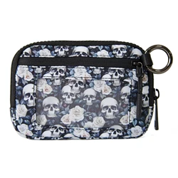 Unisex Lightweight Minimalist Wallet with RFID Protection and Multi-Pocket Design (Flower)
