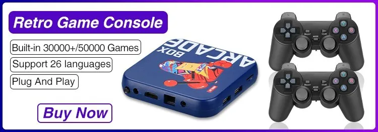 Video Game Console Handheld Game Player Build In 1800 Classic Games 8 Bit  Mini Dual Wireless Gamepad Controller Hd/av Output - Handheld Game Players  - AliExpress