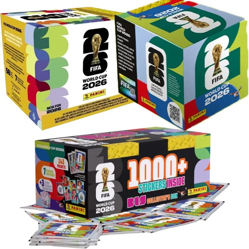 Panini 2026 FIFA World Cup Genuine Sticker Collection International Version Version Limited Football Souvenir Holiday Gifts