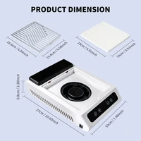 Professional Nail Dust Collector Powerful Nails Dust Extractor Low Noise Nail Art Tool Nail Vacuum Cleaner Salon Equipment - Image 6