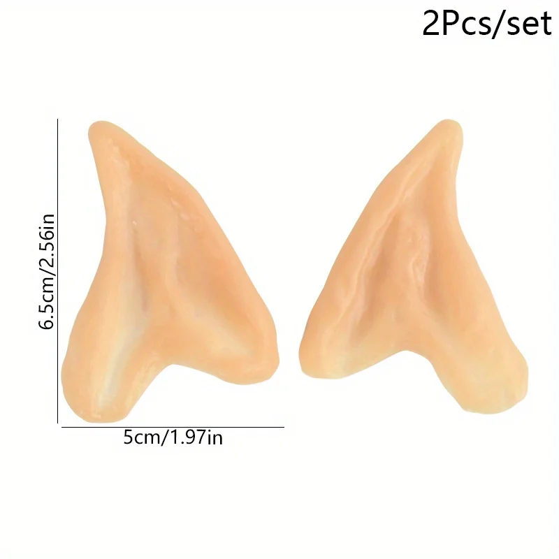 1 זוג אוזני אלף פיירי קוספליי אביזרי תחפושת סימולציה של אוזני אלף מלאך להתחפשות למסיבת הלווין צילום בוטיק