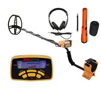 MD-6350 Metal Detector Professional Underground Gold Detector Treasure Hunter with 11" Waterproof Search Coil Classic Model