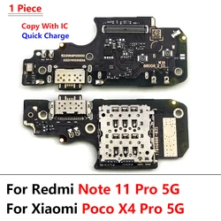 Universal USB Charging Port Flex Cable Connector with Microphone Compatibility (Note 11 Pro 5G)