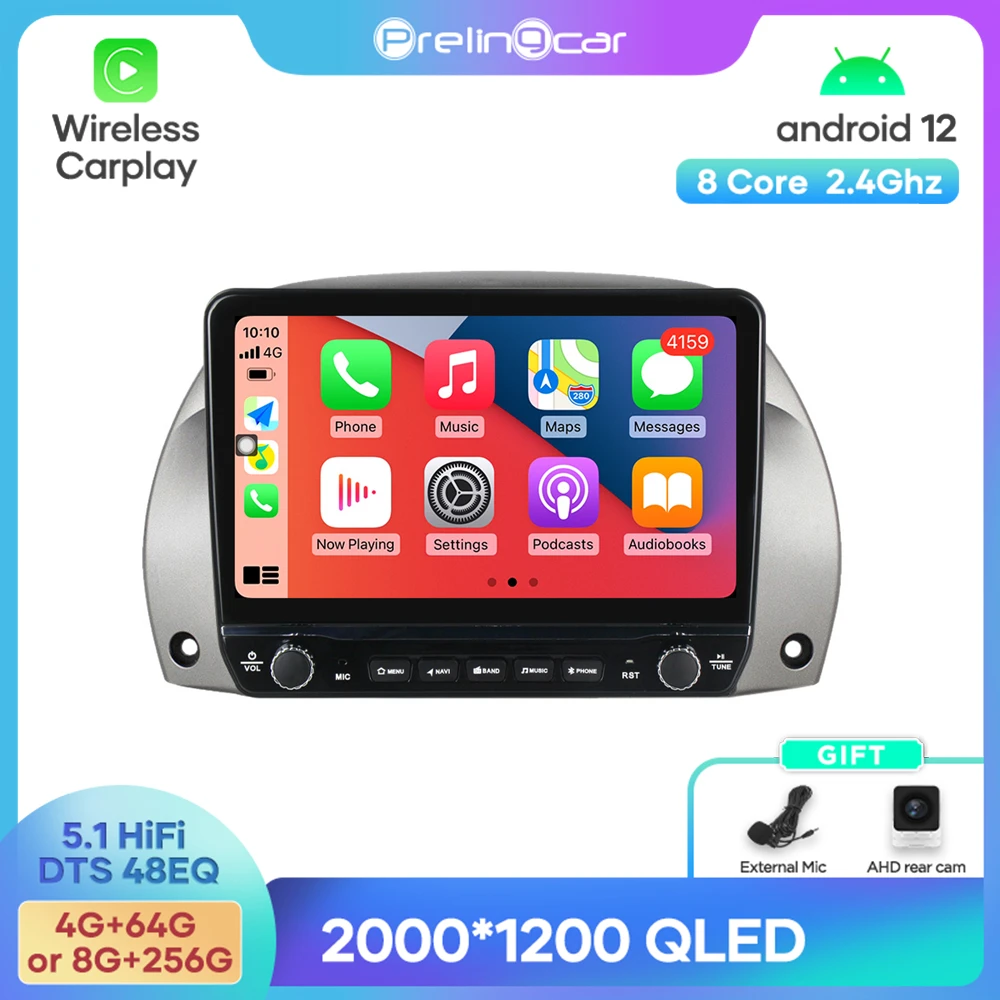 

Мультимедийный проигрыватель для Toyota RAV4, стерео, Android, 12 DTS, Bluetooth, 48EQ, для Toyota RAV4, 2001-2006 гг. выпуска