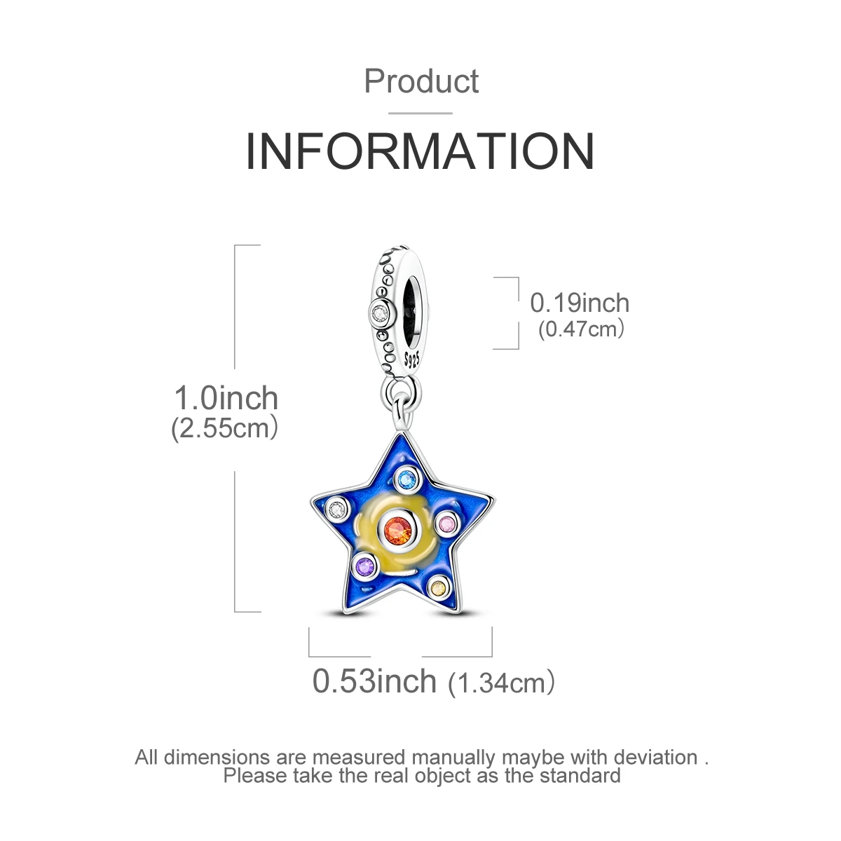 Van Gogh Starry Night Charm Blue Color
