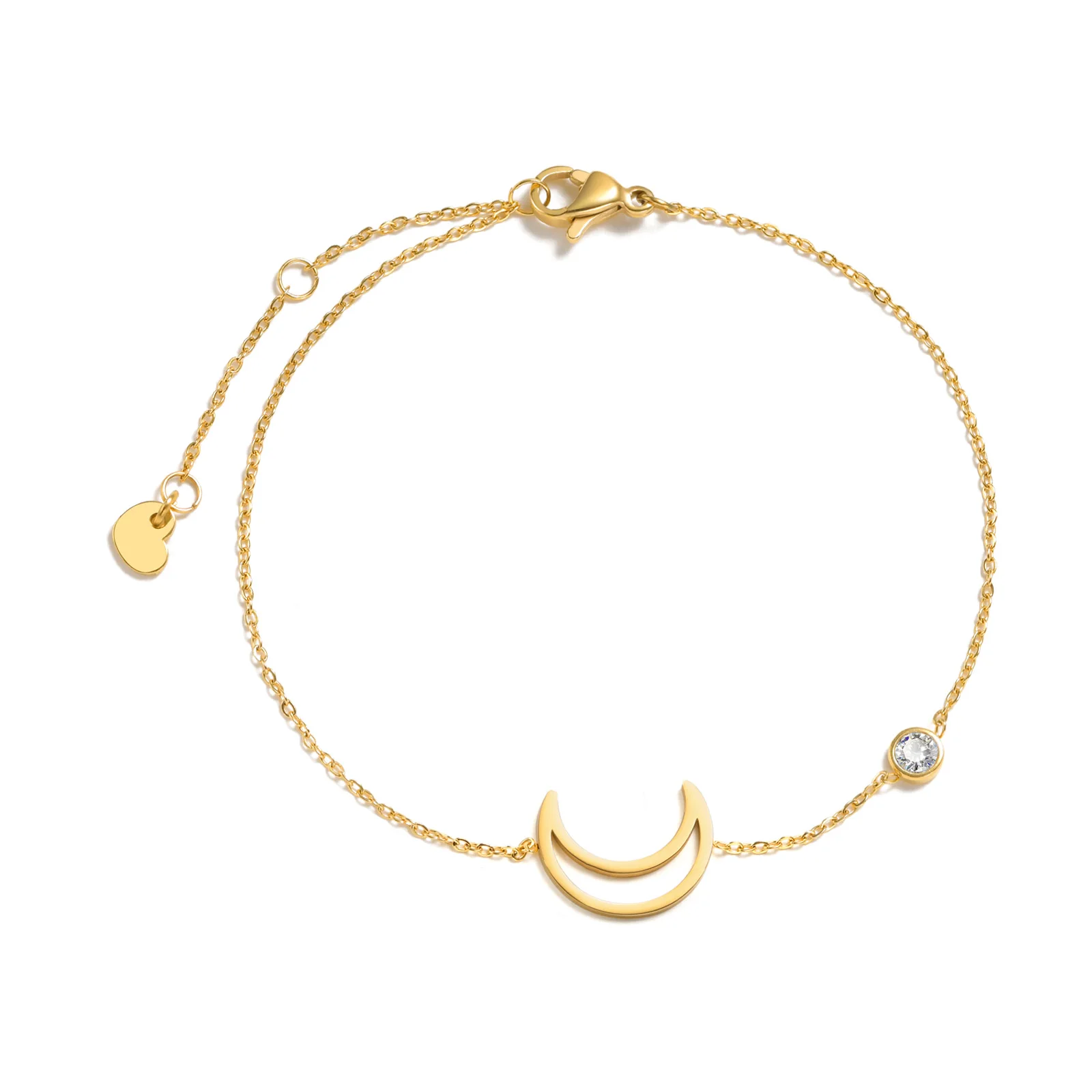 送料税込【Chained&Able】PLAIN FIGARO ブレスレット☆(2色)国発 Anker chain necklace gold｜cross Jewellia｜金アレ対応・ユニ