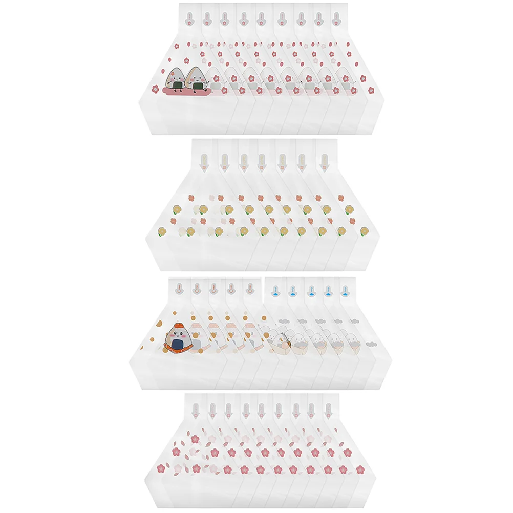 150 Pcs Pp Dedicated Rice Ball Packaging Bag Onigiri Opp Packing Bags Triangle Wrappers