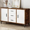 Kitchen Organizer Furniture Built Cabinet Room Cabinet Unfinished Cupboards Wooden Closet Organiser Metal Storage Cabinete Black 3