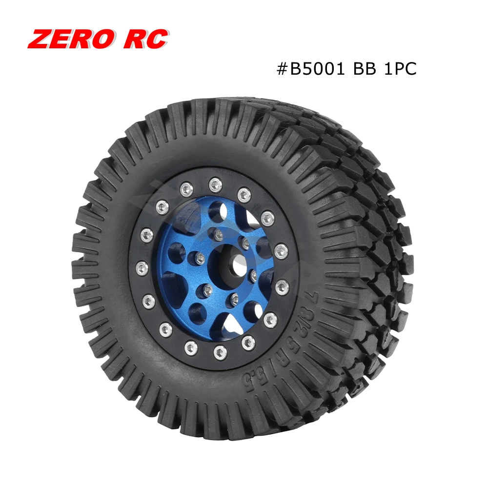 組み立てられた金属タイヤ,1.55 1/10インチホイール76mm,1/12 rc