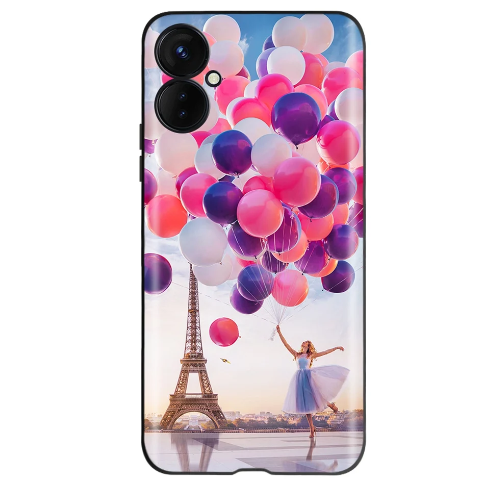 Tecno Spark 9 Pro Silicone TPU Soft Protective Case Cover